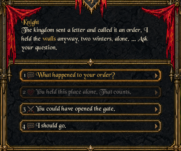 Black Chancery in the dialogue box